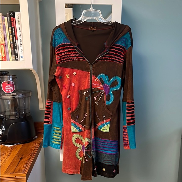 Rising International Multicolor Patchwork Jacket - Picture 6 of 8